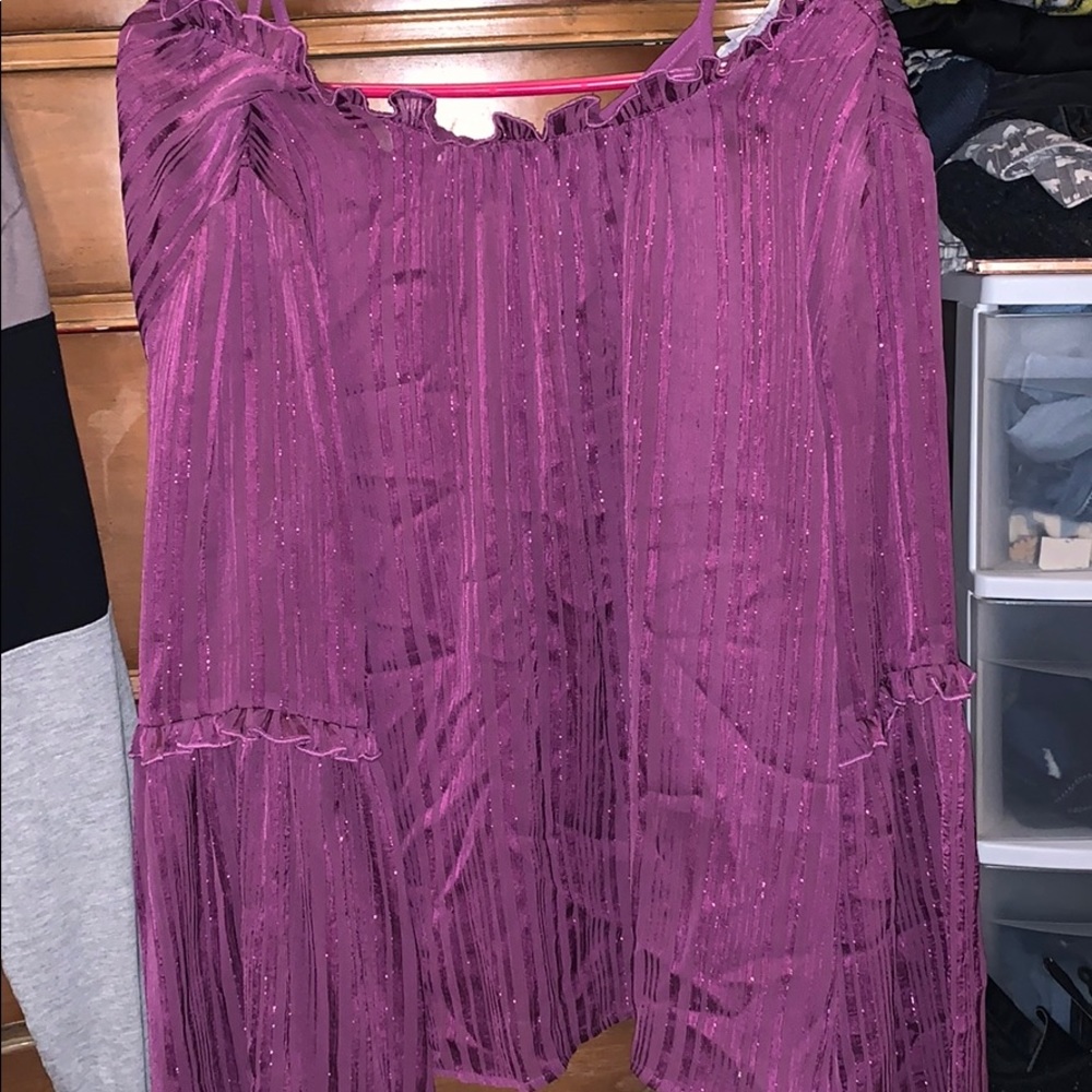 Sparkly Purple Top